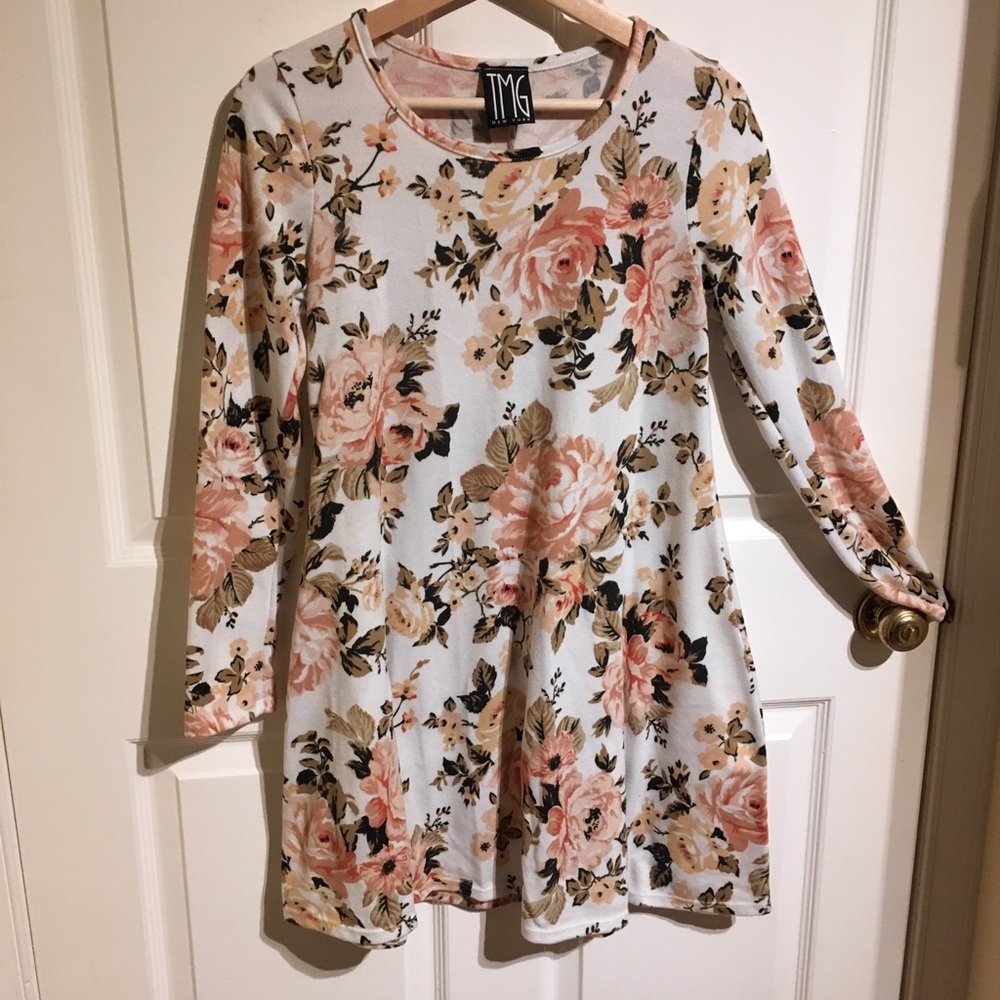 A cozy long sleeved dress